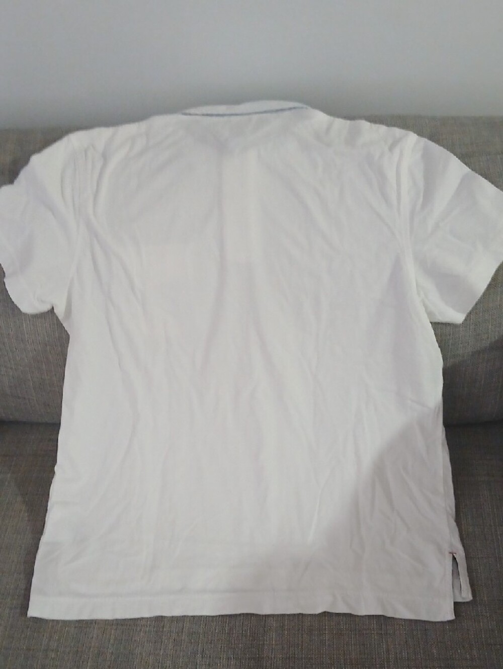 Tommy Hilfiger White Men's Short Sleeve Polo - Picture 6 of 8